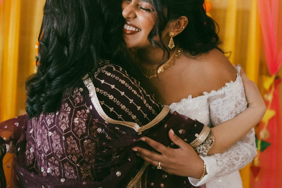 Mother daughter moment
