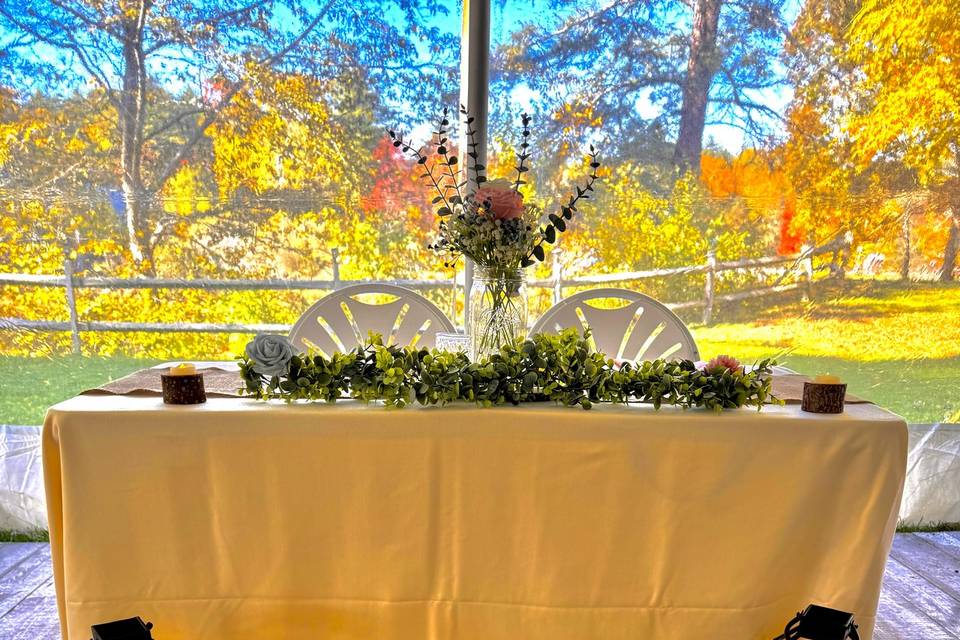 Sweetheart Table
