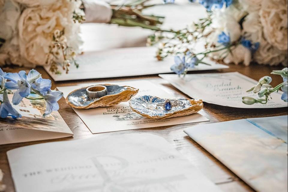 Wedding details photo