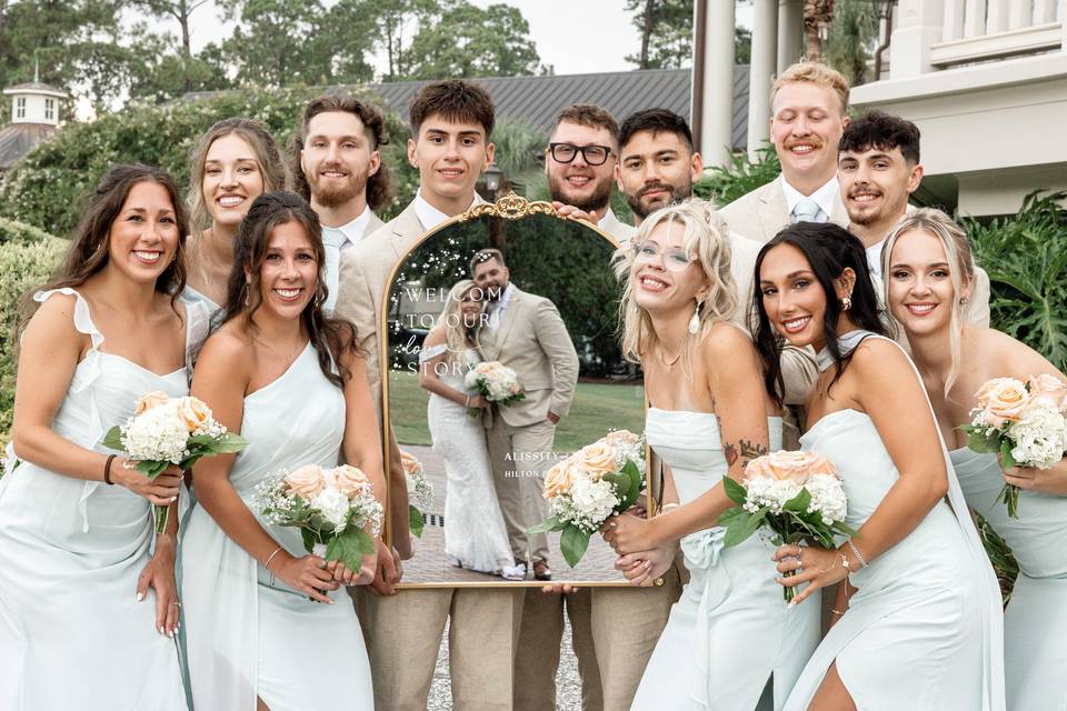 Bridal party photos