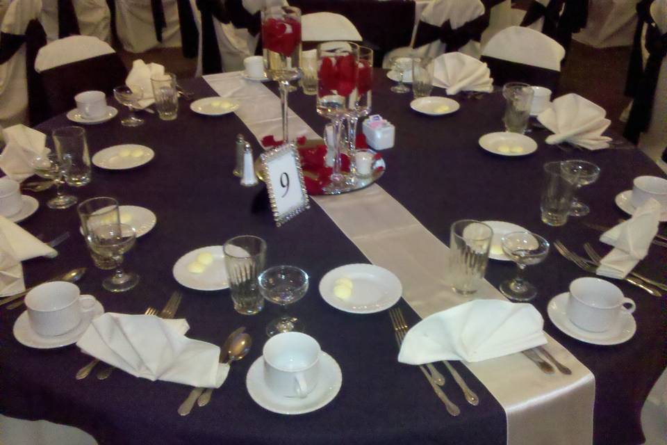 Table set up