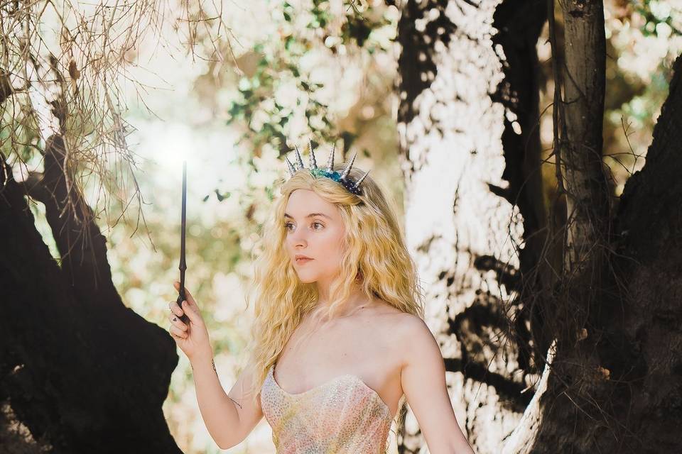 Luna Lovegood inspired bride