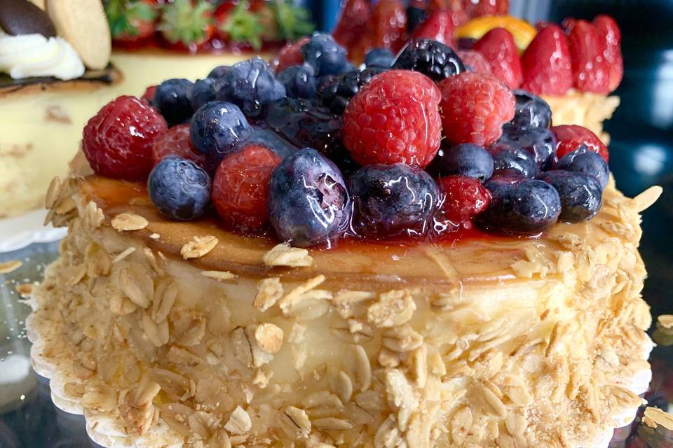 Mixed Fruit Cheesecake