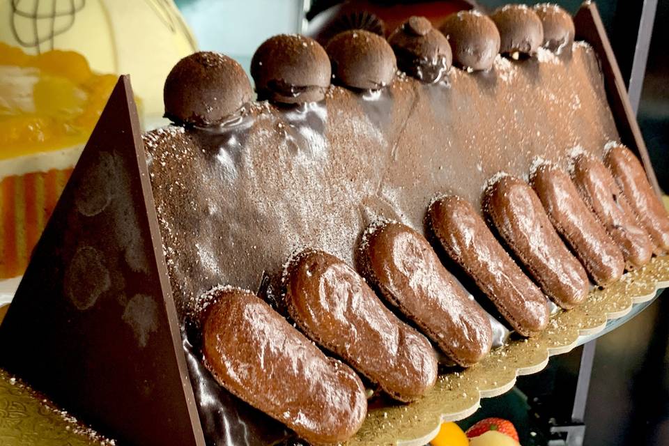 Chocolate Truffle Log