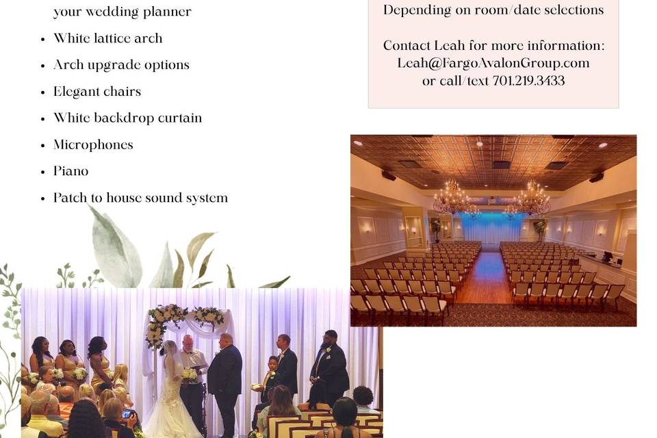 Ceremony Pricing