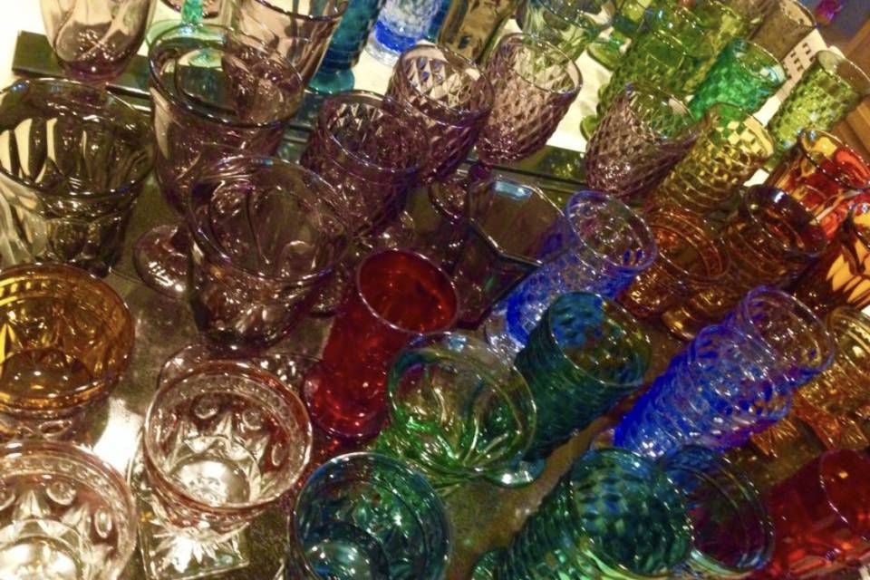 Vintage Clear Glass Bottles - Metro Cuisine - Columbus, OH