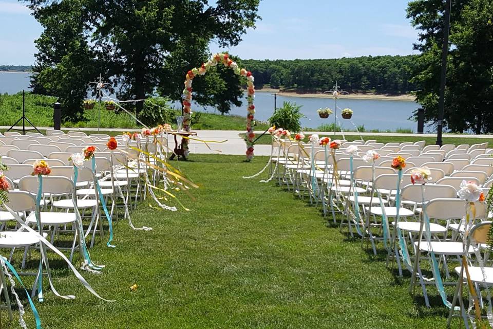 Rathbun Lake ceremony