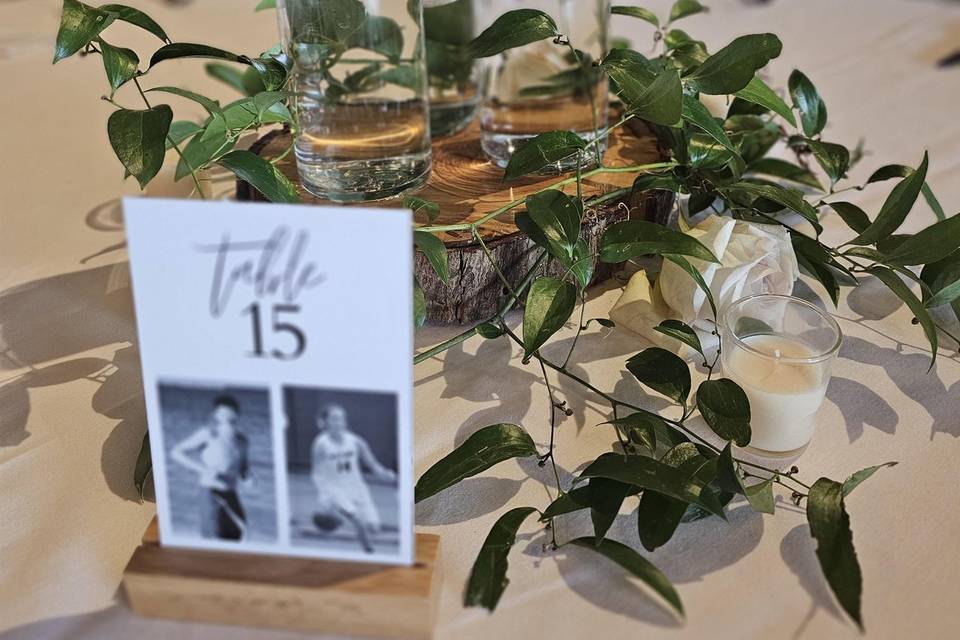 Custom table numbers
