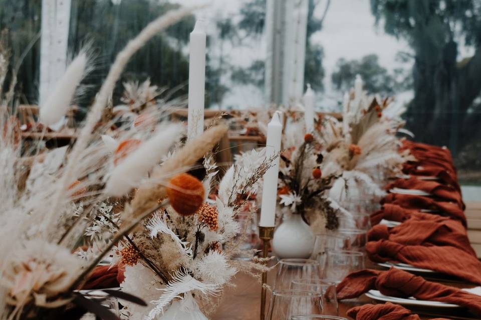 Boho table setting