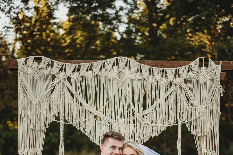 The Hive ceremony arch