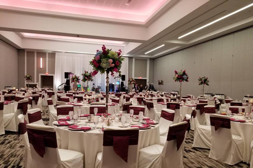 Reception decor