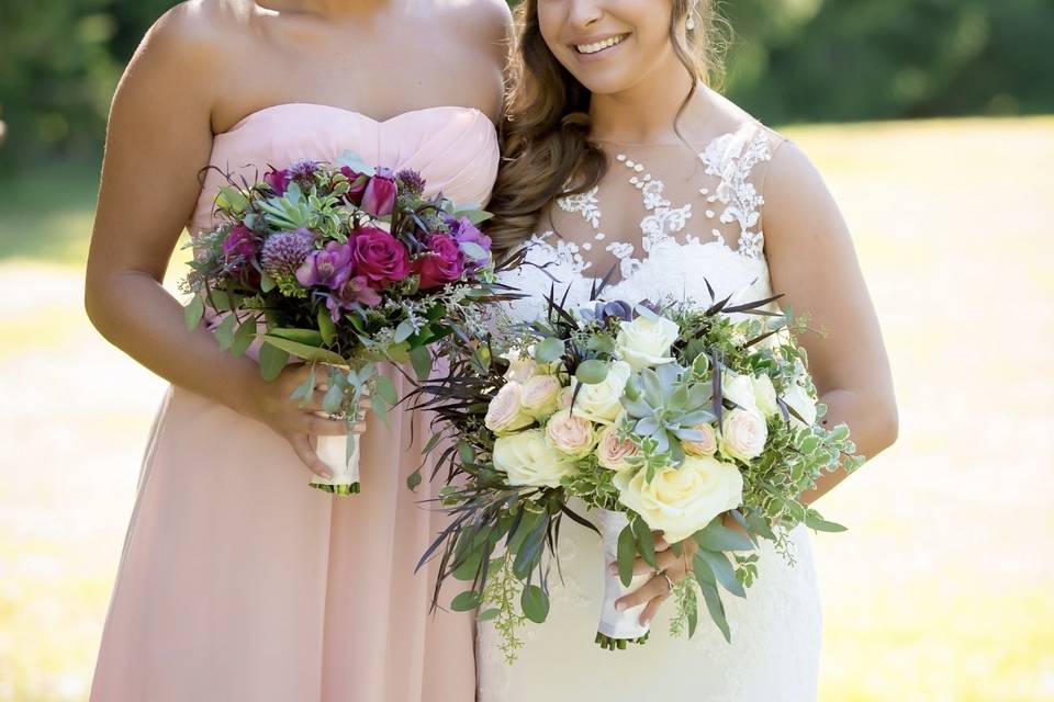 Bride & Bridesmaid makeup