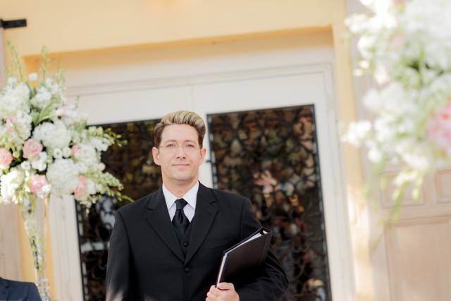 At the ceremony