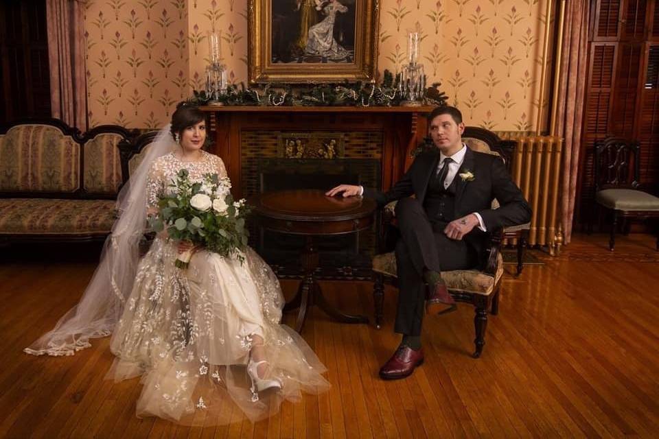 Couple in Parlor