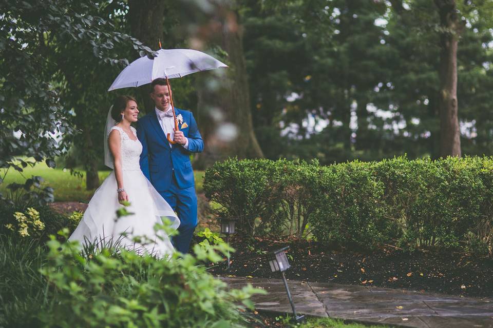 Pathway in Rain