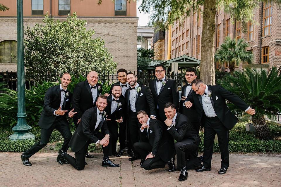 Groomsmen and Groom