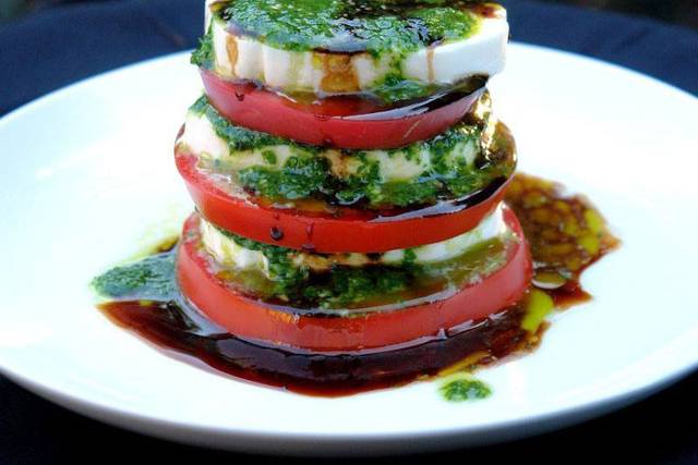 Caprese napoleon
