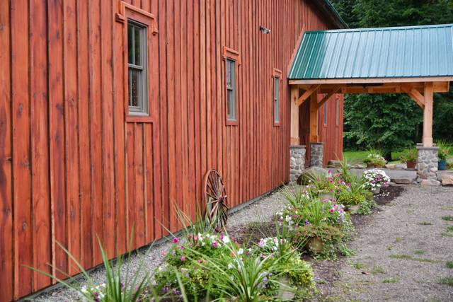 The rustic barn