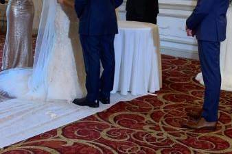 At the altar