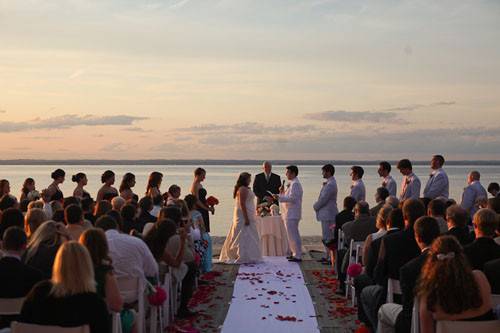 Crescent Beach Club Wedding