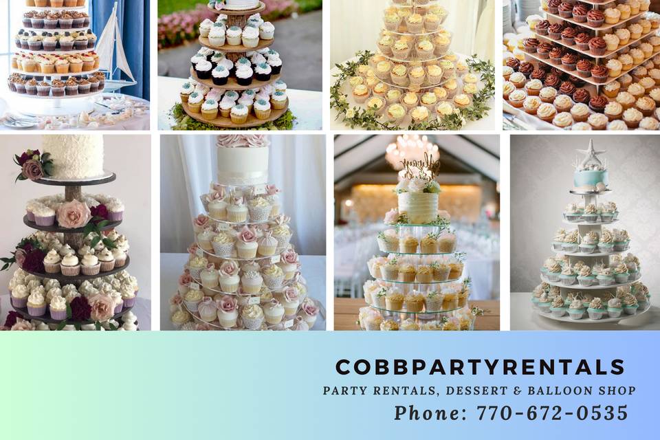 CobbPartyRentals - Cake Tier