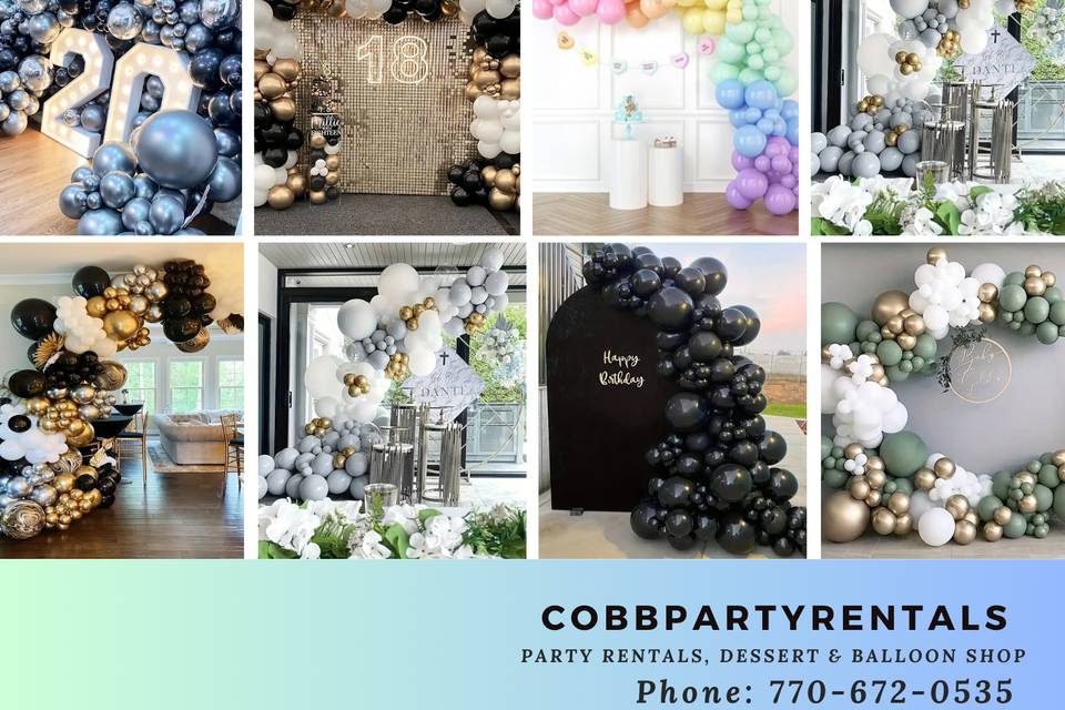 CobbPartyRentals - More Ballon