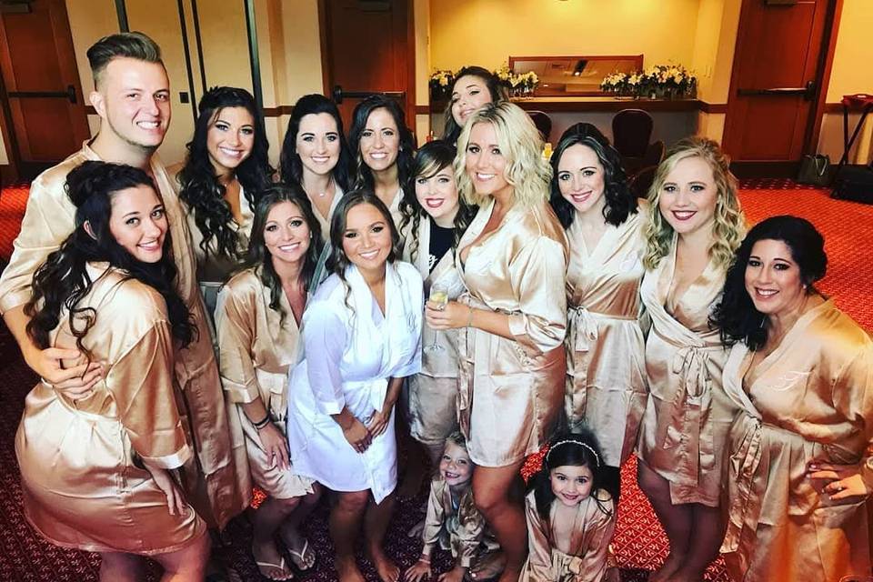 Large Bridal Party!
