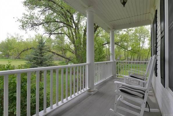 Chairs out on the porch