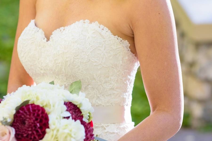 Braided wedding hair