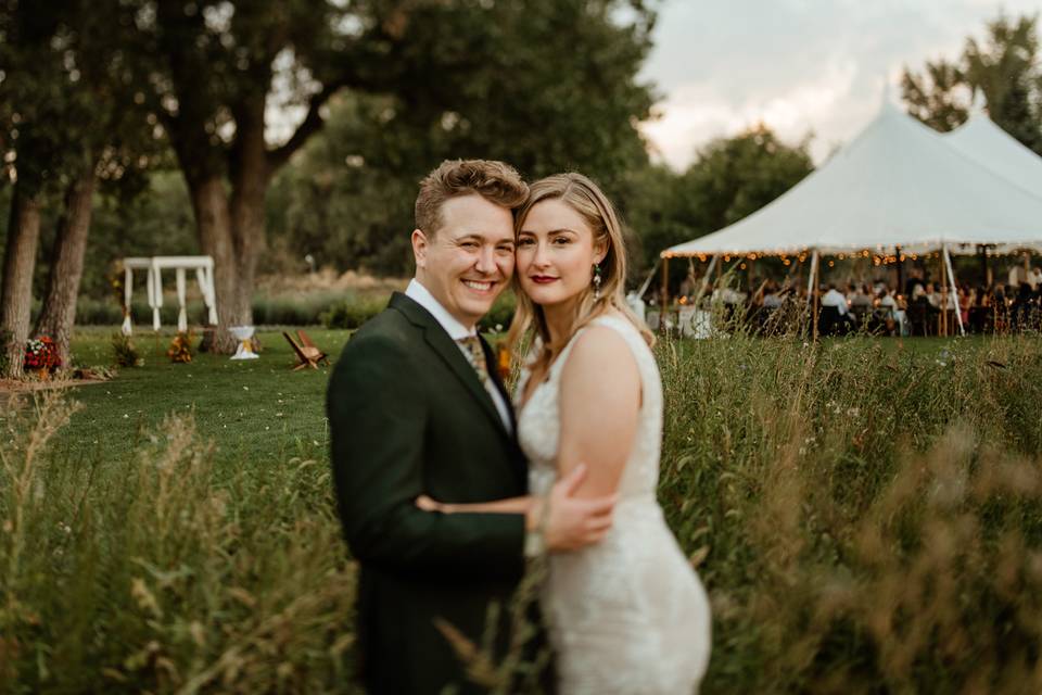 Textured bridal updo