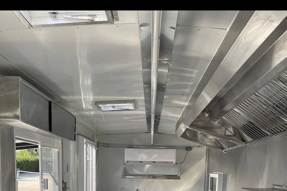 Stainless steel mobile kitchen