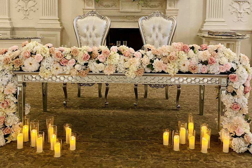 Custom Mantel & SH Table Decor