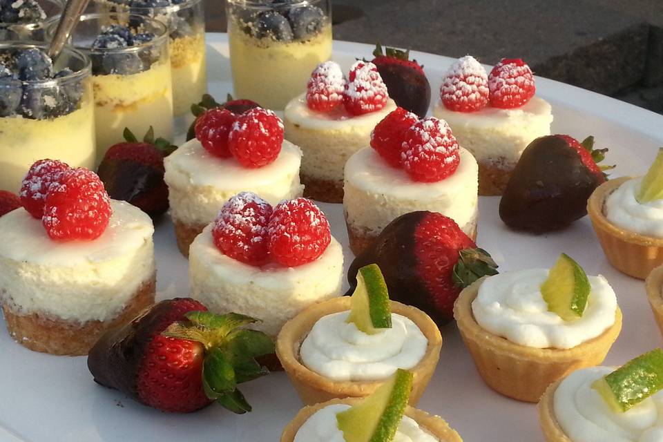 Desserts with fruit