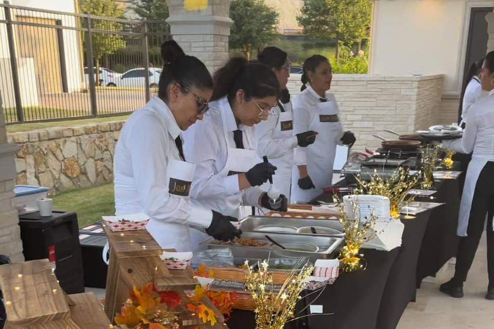 Live catering