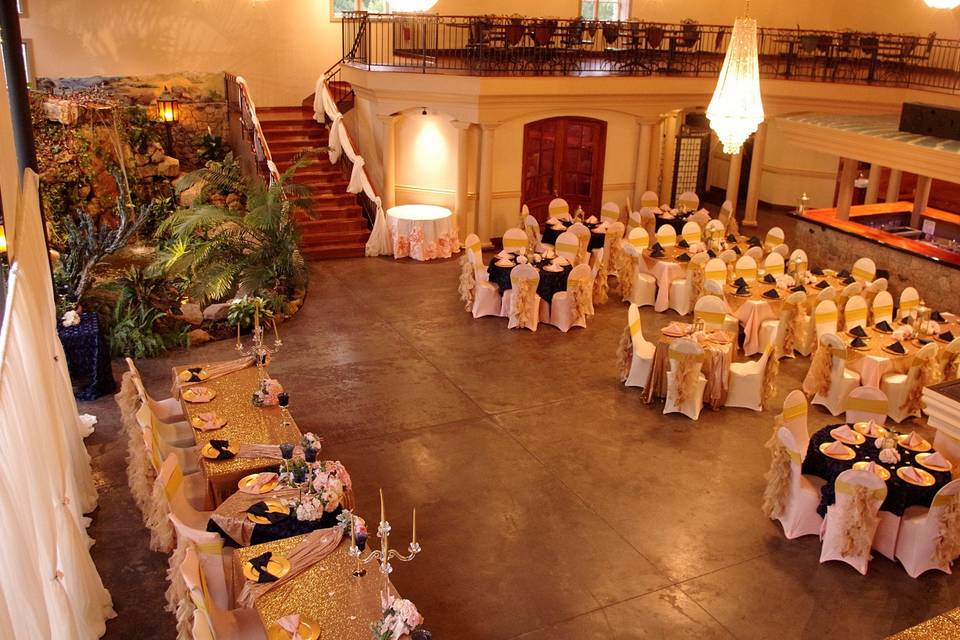 Wedding reception decoration a