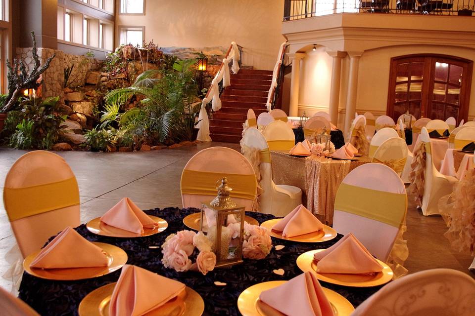 Wedding reception decoration a