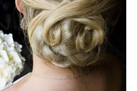 Low bun with braids