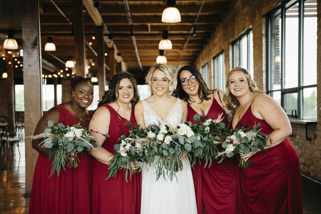 Wedding makeup and hair