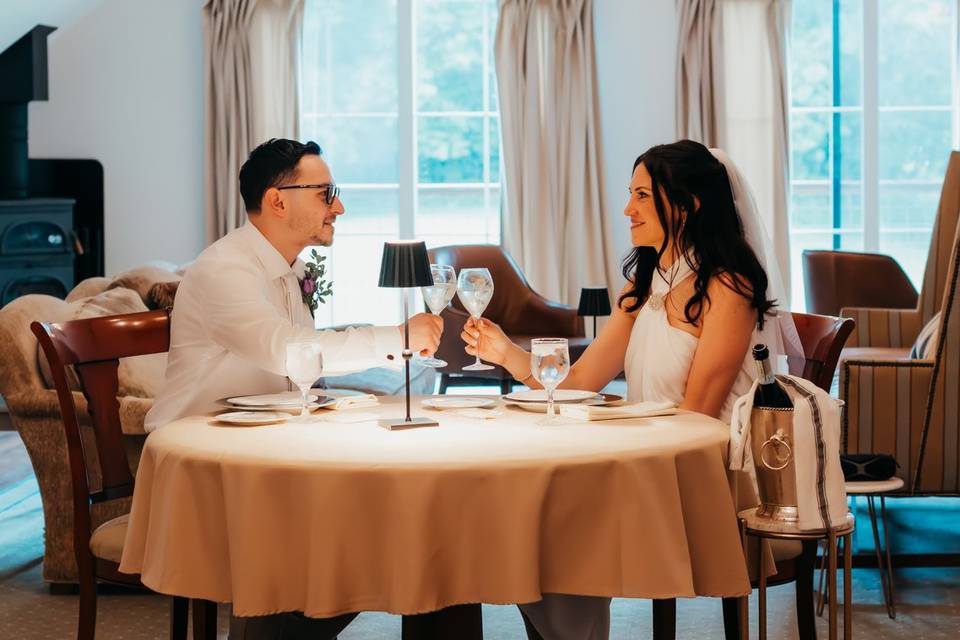 Private dinner for 2 option