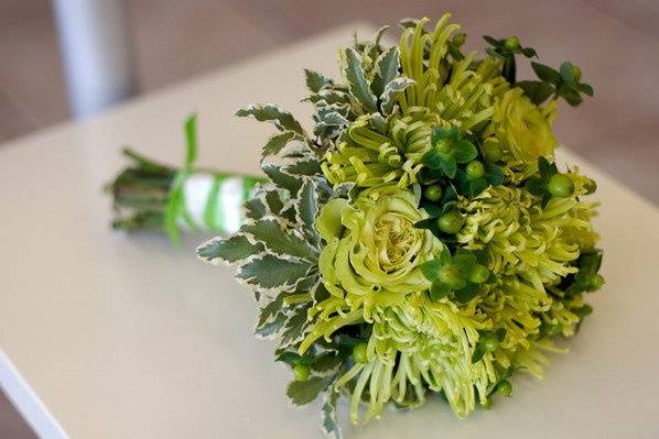 Yellow green bouquet