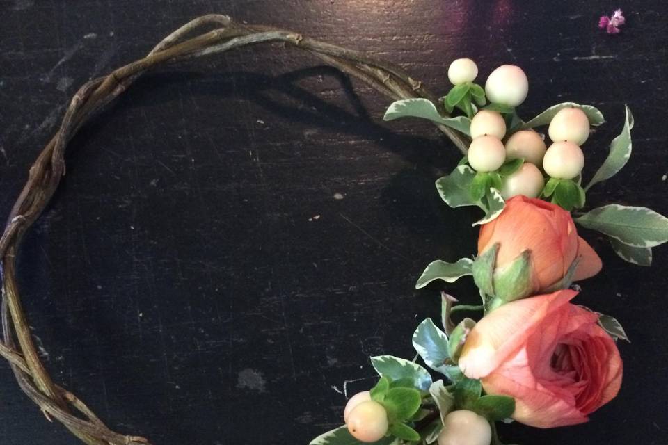Simple flower crown
