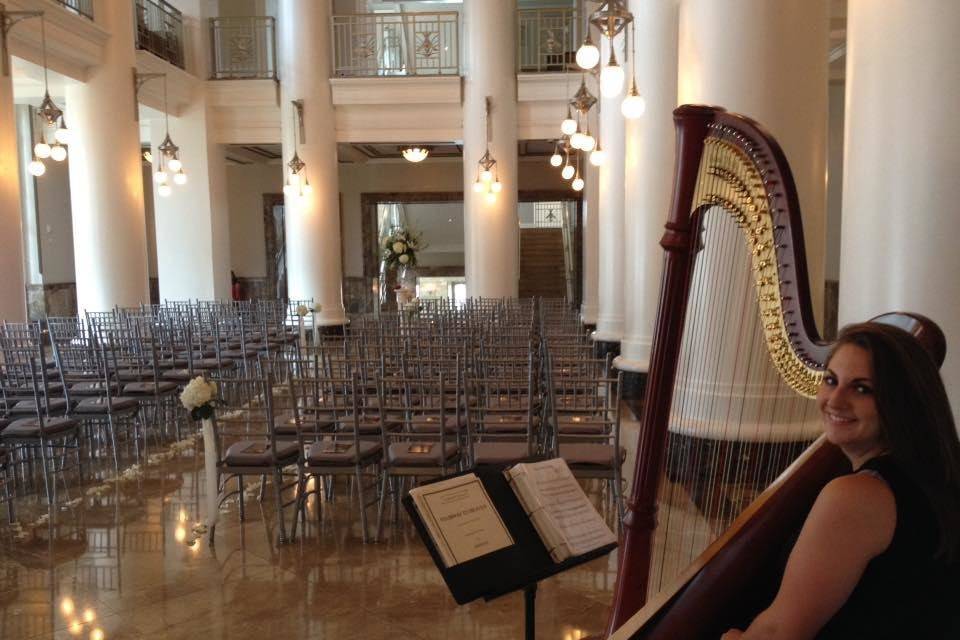 Wedding ceremony area