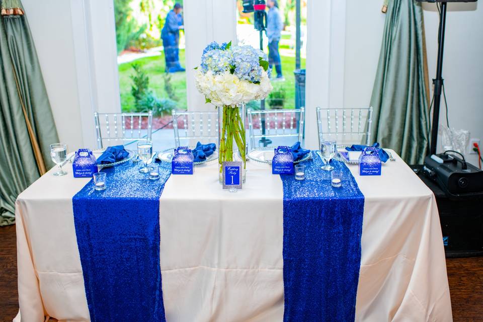 Bridal Party Table