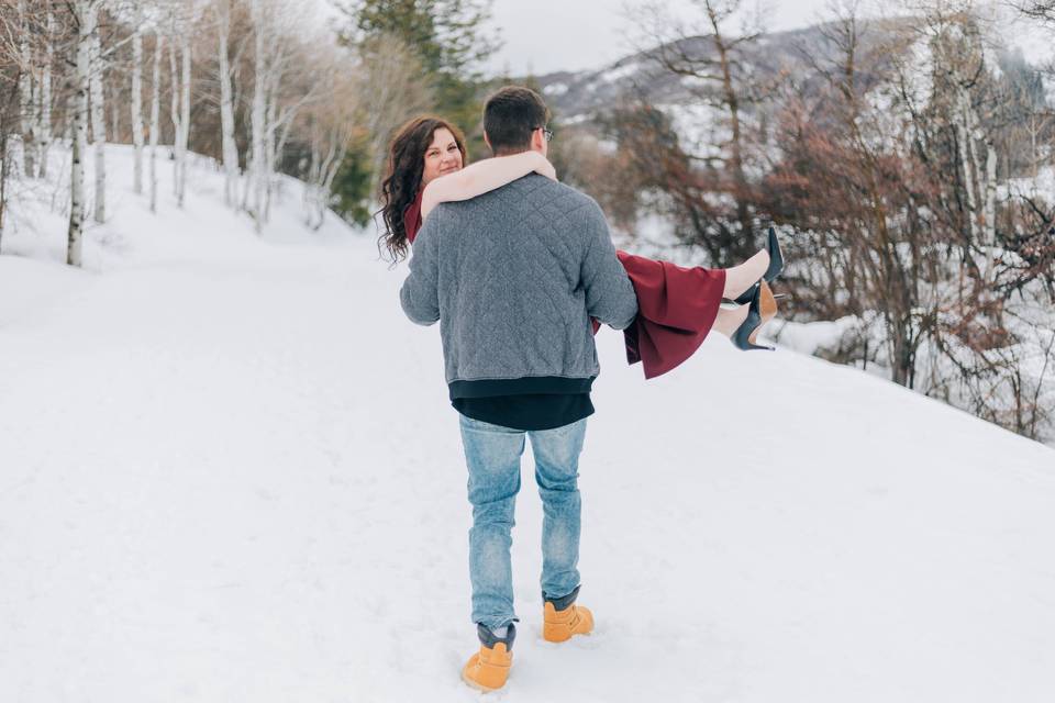 Snowbasin UT Engagement