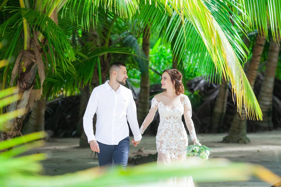 Wedding on Island Saona