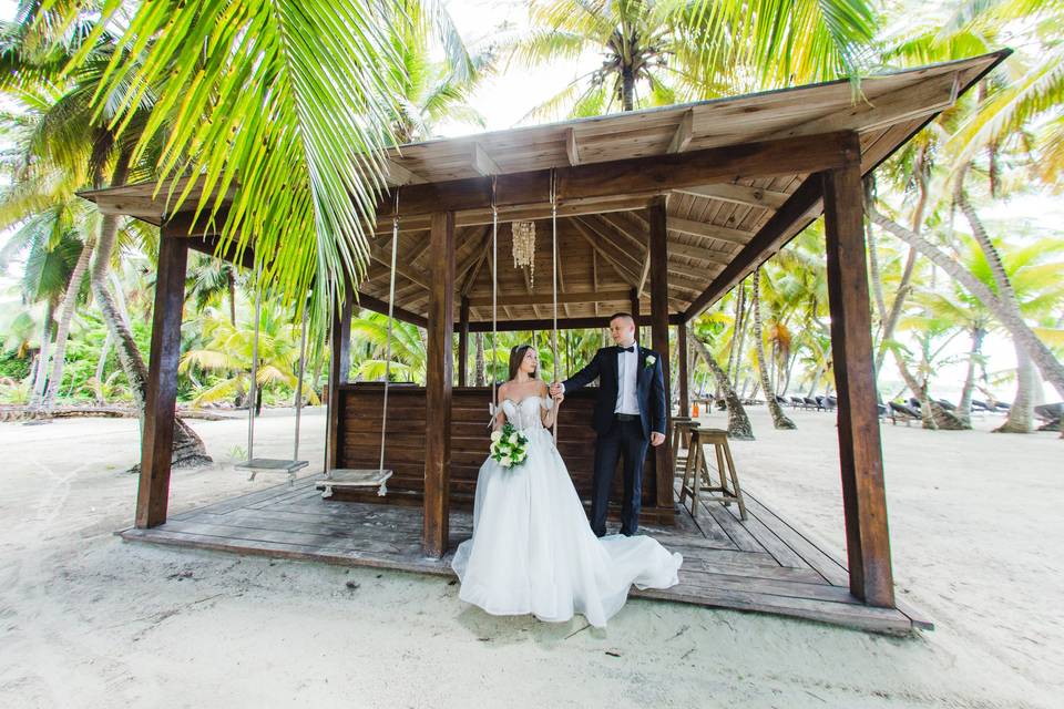 Wedding on Saona Island