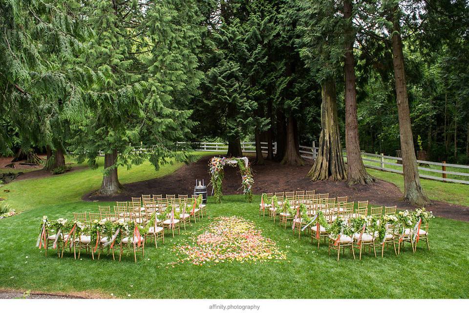 Ceremony set-up