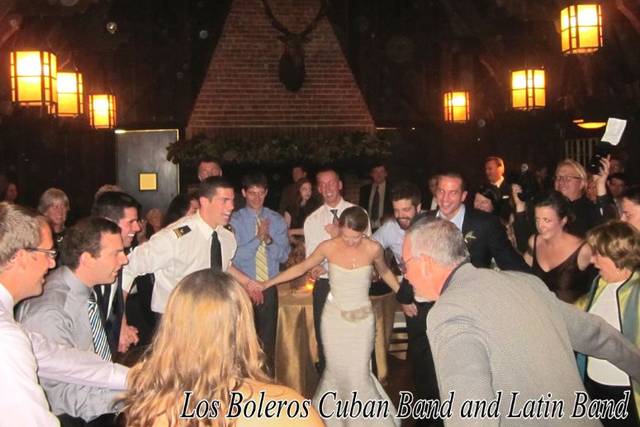Wedding crowd