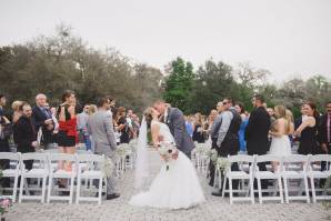 Outdoor wedding ceremony