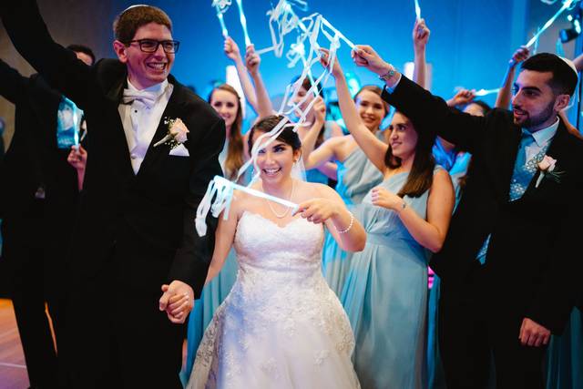Wedding Party Action Photo